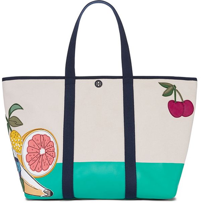 美国直邮 Tory Burch 51159603女水果图案大号托特包单肩包