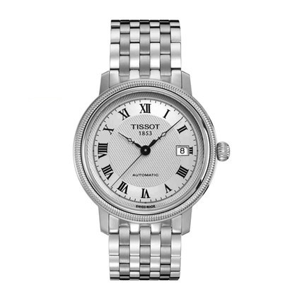 正品瑞士Tissot天梭港湾机械男表T045.407.11.033.00钢带手表男
