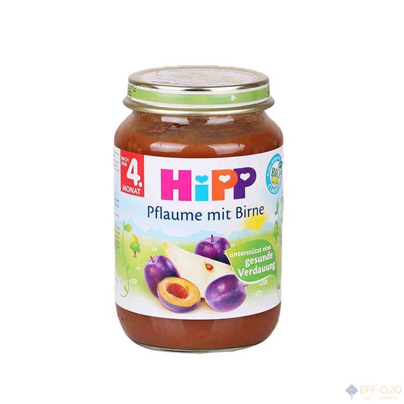 HiPP喜宝 有机西梅梨果泥 4个月以上宝宝辅食 190g