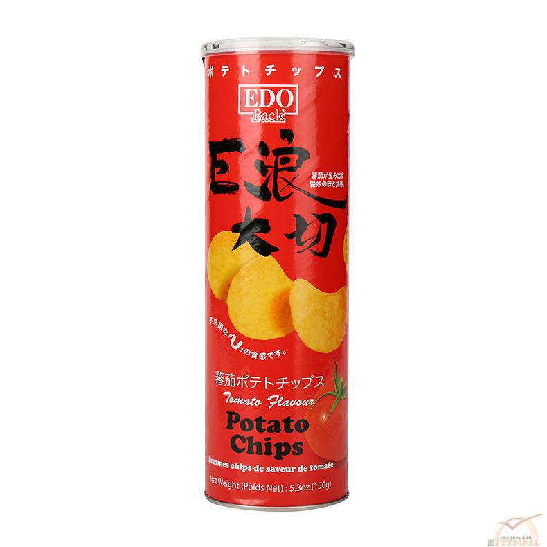 EDO PACK 巨浪大切-蕃茄味薯片 150克