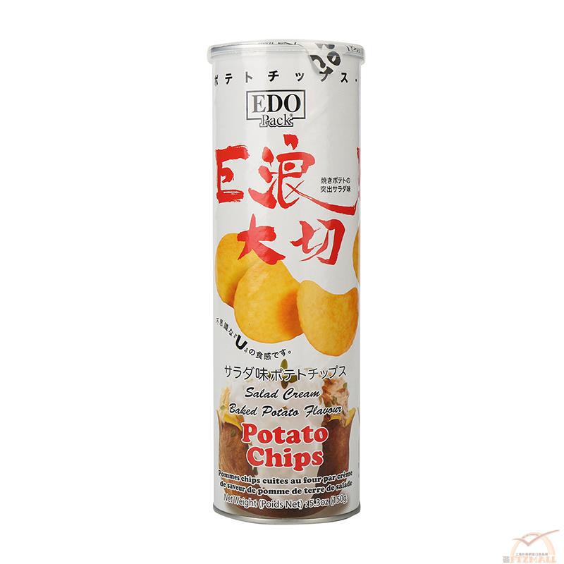 EDO PACK 巨浪大切-沙律酱焗薯味薯片 150克