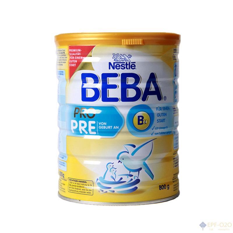Nestle雀巢 Beba系列奶粉 PRE阶段 0-6个月 800g Nestle雀巢 Beba系列奶粉 PRE阶段 0-6个月 800g