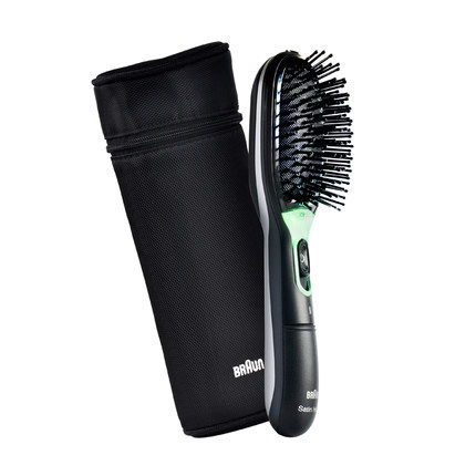 德国进口博朗负离子发梳子BR730直发卷发防静电美发梳 带旅行包