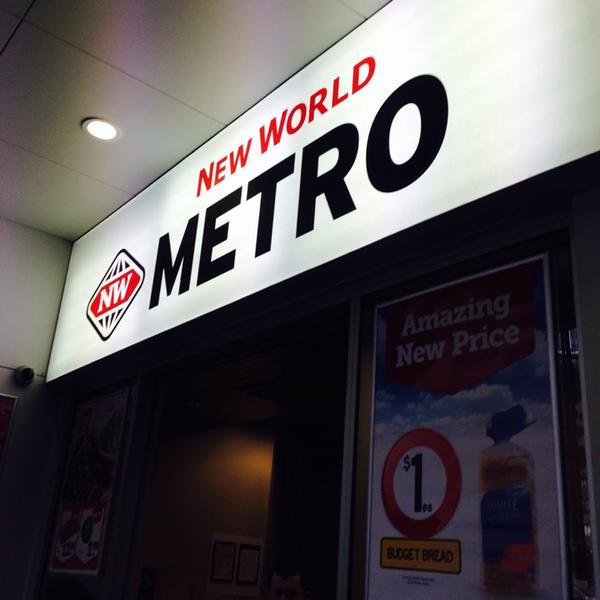 Photo taken at New World Metro by Nik K. on 7/23/2014