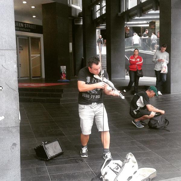 Photo taken at New World Metro by Ian S. on 4/10/2015