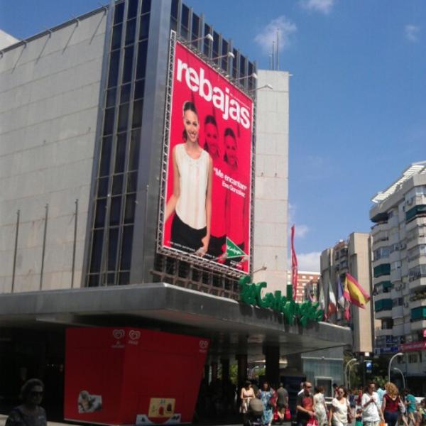 Photo taken at El Corte Inglés by Taxi Torel 609.782.925 w. on 7/2/2012