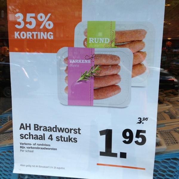Photo taken at Albert Heijn by Cees P. on 8/18/2013