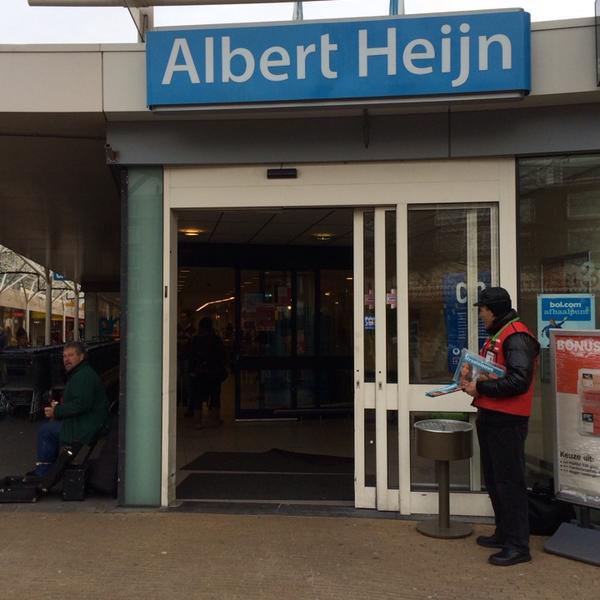 Photo taken at Albert Heijn by Sharaz on 11/27/2013