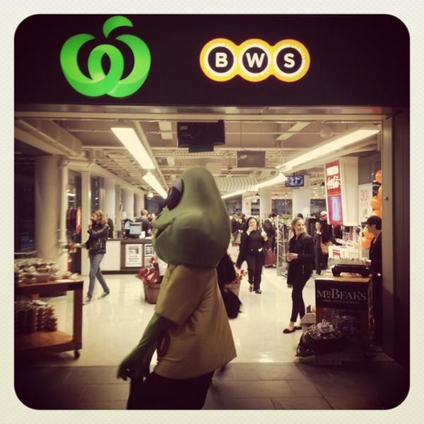 Photo taken at Woolworths by Luke T. on 9/2/2012-澳大利亚维多利亚州墨尔本柯林斯街南十字星车站 Photo taken at Woolworths by Luke T. on 9/2/2012