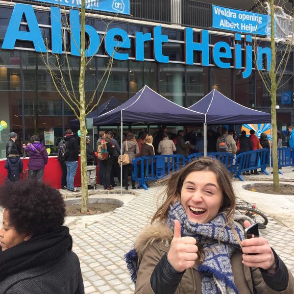 Photo taken at Albert Heijn by Pauline M. on 4/1/2015-荷兰布拉班特省鲁汶恩格斯广场26号 Photo taken at Albert Heijn by Pauline M. on 4/1/2015