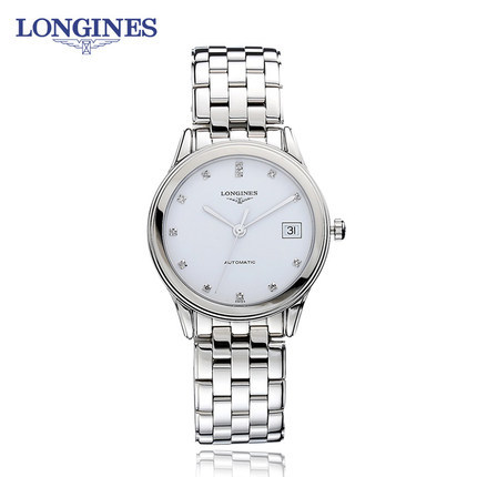 浪琴longines男表军旗系列钢带男士机械手表 L4.774.4.27.6
