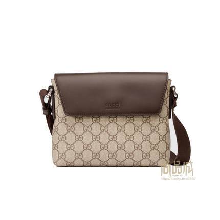 正品直邮Gucci古奇2016新款女包时尚GG印花斜挎包  406666 KHN7N