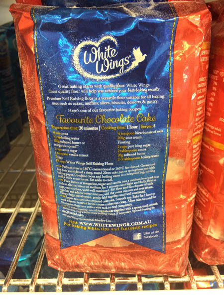 澳大利亚进口自发粉-White Wings自发粉1kg 澳大利亚进口自发粉-White Wings自发粉1kg