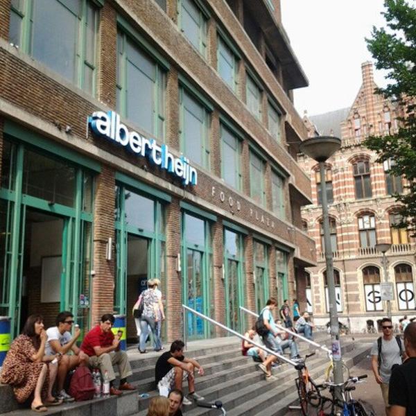 Photo taken at Albert Heijn by Martijn W. on 8/14/2012