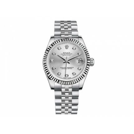 瑞士手表 劳力士Rolex 日志型系列手表女表  钢表带机械表178274