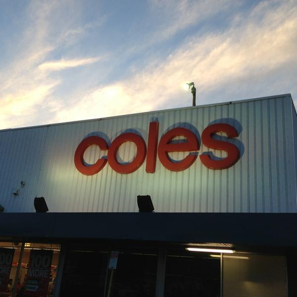 Photo taken at Coles by Fast E. on 1/24/2013