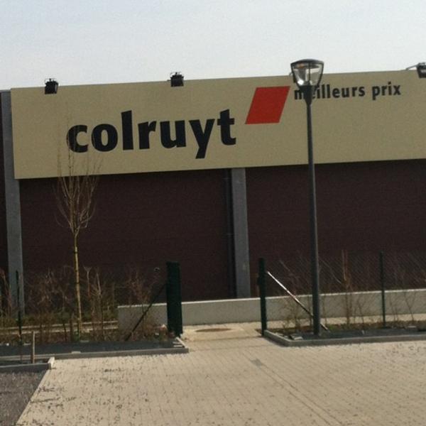 Photo taken at Colruyt by Maxime D. on 3/24/2012