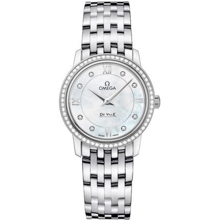 瑞士手表  欧米茄Omega手表女 石英表 钢带  424.15.27.60.55.001