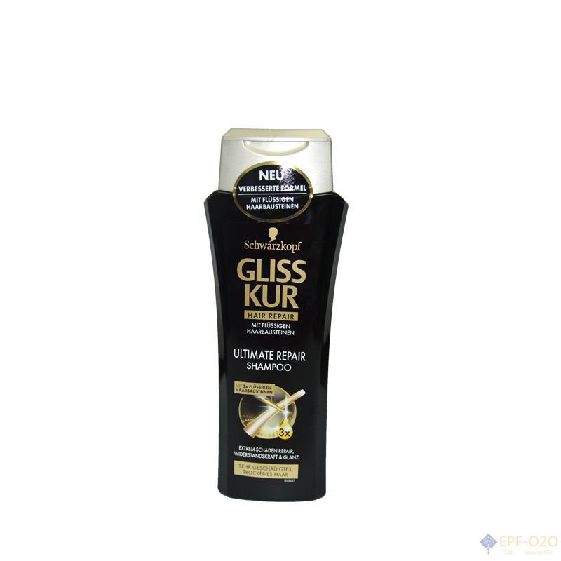 Schwarzkopf施华蔻 GLISS KUR系列修复润发洗发液 针对严重受损干枯发质
