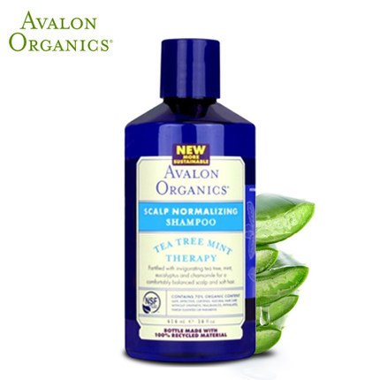 Avalon阿瓦隆茶树控油有机洗发水 深层清洁去油无硅油清爽养发