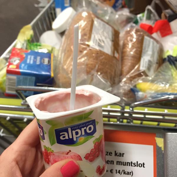 Photo taken at Colruyt by Sarah V. on 2/13/2015