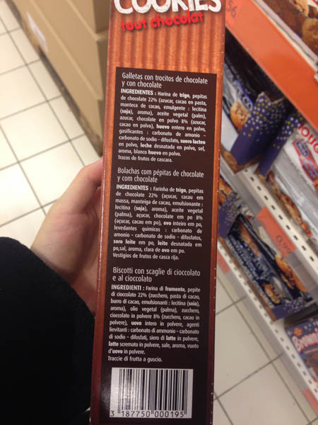 黑巧克力曲奇饼干