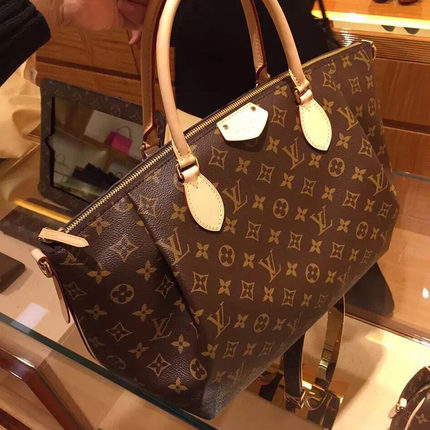 Louis Vuitton路易威登lv女包16新款大号老花单肩包手提包M48815 Louis Vuitton路易威登lv女包16新款大号老花单肩包手提包M48815