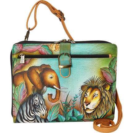 美国直邮 Anuschka CT39-273083 女斜挎包小号动物图案包邮