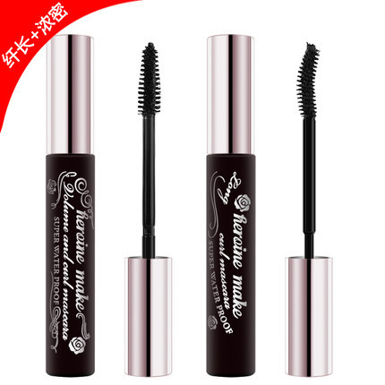 kiss me 梦幻泪眼防水防晕染纤长/浓密卷翘睫毛膏6g 2支组合装