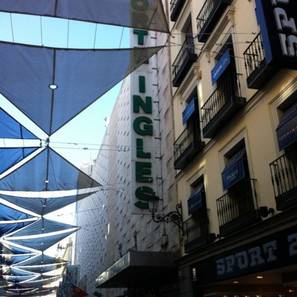 Photo taken at El Corte Inglés by David on 7/8/2012