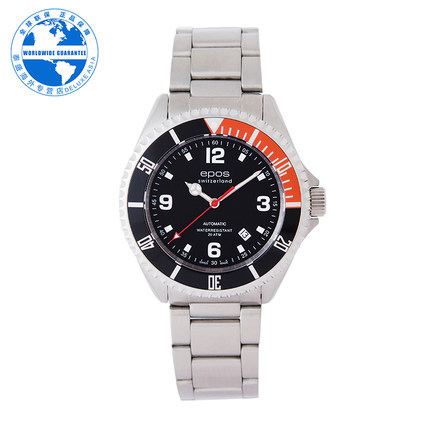 EPOS/ 爱宝时 正品男士手表 时尚休闲石英腕表3396-S-LE-RED