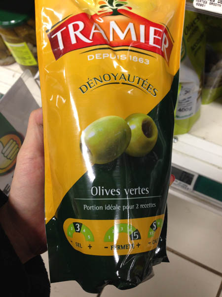 tramier腌橄榄