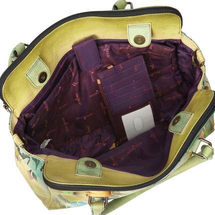 美国直邮 Anuschka CT39-267336 女包花朵手绘皮质单肩包包邮 美国直邮 Anuschka CT39-267336 女包花朵手绘皮质单肩包包邮