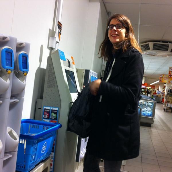 Photo taken at Albert Heijn XL by Nynke K. on 10/23/2013
