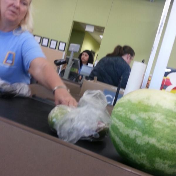 Photo taken at Aldi by Juana E. on 6/7/2013