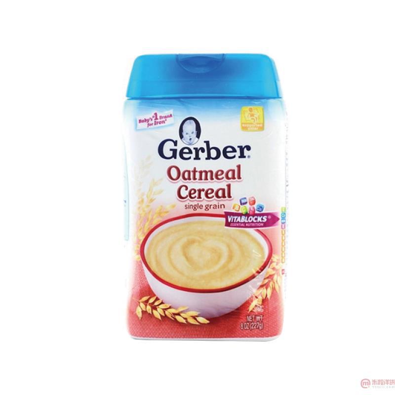 美国进口婴幼儿燕麦-GERBER嘉宝 燕麦227g 美国进口婴幼儿燕麦-GERBER嘉宝 燕麦227g