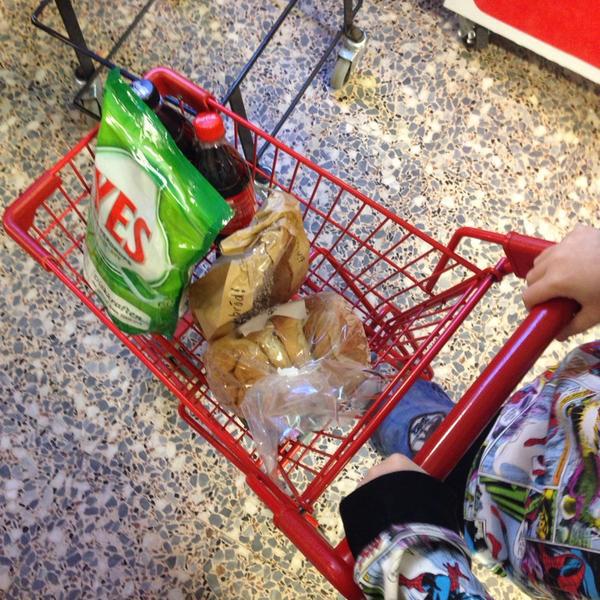 Photo taken at ICA Brunnen by Mia T. on 3/30/2014