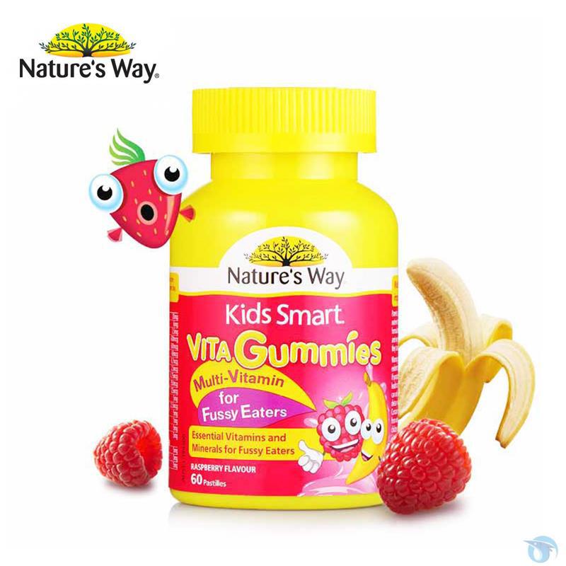 Natures Way佳思敏儿童多元维生素 挑食配方软糖60粒