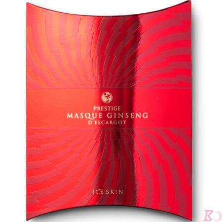 【美护韩品】Its Skin伊思晶钻红参蜗牛面膜5片 【美护韩品】Its Skin伊思晶钻红参蜗牛面膜5片