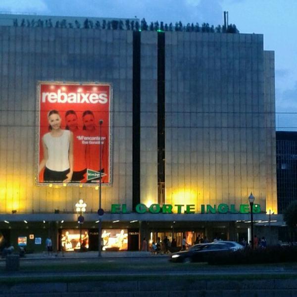 Photo taken at El Corte Inglés by Erick S. on 7/28/2012
