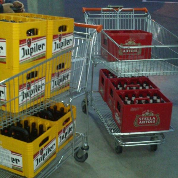 Photo taken at Colruyt by Bram B. on 9/30/2013