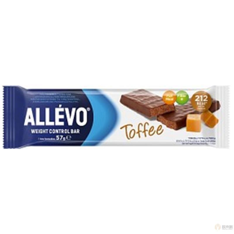 瑞典 Allevo 低卡路里太妃能量棒 57g 瑞典 Allevo 低卡路里太妃能量棒 57g