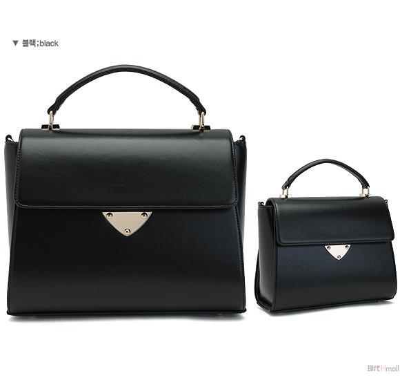 McLaNEE 斜挎包单肩包手提包(黑色)