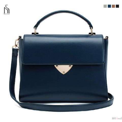 McLaNEE 斜挎包单肩包手提包(藏青色)