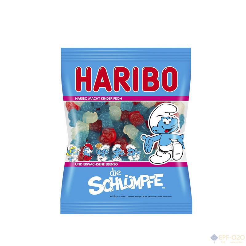 HARIBO哈瑞宝 蓝精灵水果橡皮软糖 200g