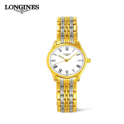 浪琴longines-瑰丽系列 L4.259.2.11.7 女士石英表 全球联保