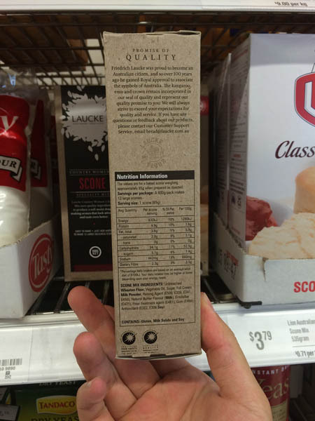 澳大利亚进口司康饼-laucke司康饼(scone) 甜烙饼 600g