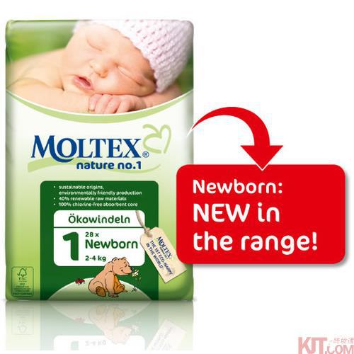 德国进口纸尿裤-MOLTEX 纸尿裤 NB(2-4kg) 28片装