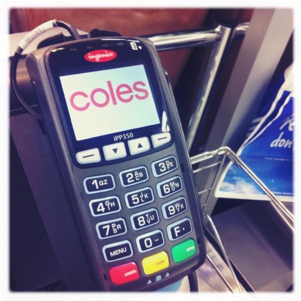 Photo taken at Coles by Kate P. on 7/1/2012