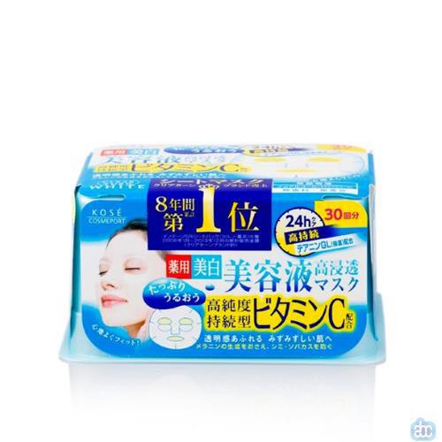 日本进口保湿面膜-KOSE高丝保湿面膜 保湿美容液面膜 薏仁深层 抽取式30片 日本进口保湿面膜-KOSE高丝保湿面膜 保湿美容液面膜 薏仁深层 抽取式30片